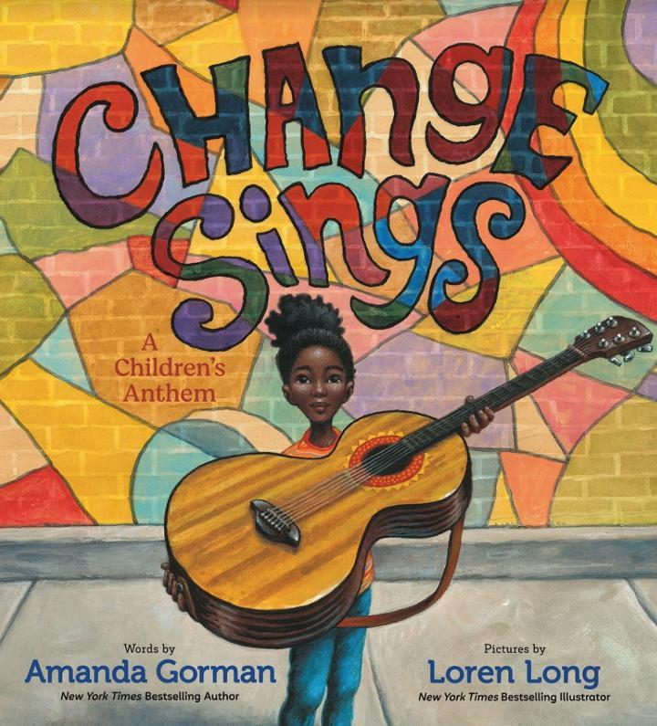 Change Sings by Amanda Gorman · In this stirring, much-anticipated picture book by presidential inaugural poet and activist Amanda Gorman, anything is possible when our voices join together. As a young girl leads a cast of characters on a musical journey, they learn that they have the power to make changes--big or small--in the world, in their communities, and in most importantly, in themselves.