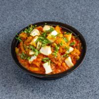Vegetable Jalfrezi · Julienne bell peppers, onions and garden vegetables stir-fried with mild spices.