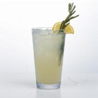 Rosemary Lemonade · House-made rosemary infused syrup, fresh lemon, soda.