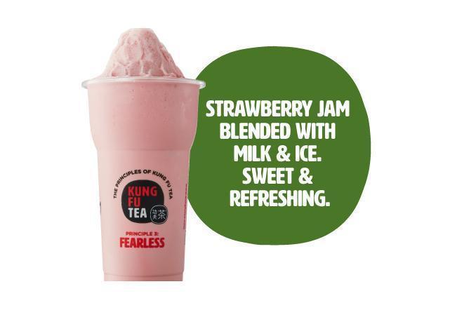 Strawberry Milk Slush · 