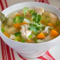 35. Spicy Chicken Jalapeno Soup · Savory soup with a poultry base.