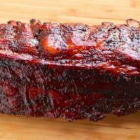 Whole Baby Back Rib Only · Slow-cooked baby back rib seasoned and cooked by Jason's own Texas-style recipe.
