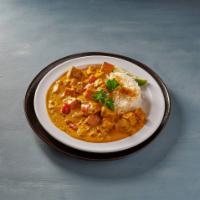 Tikka Masala Specialty · Is first grilled and then simmered in rich yogurt, tomato, coriander and Fenugreek sauce. Pr...