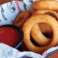 Hand Breaded Onion Rings · Fried battered onion.