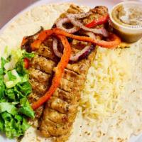 3. Chicken Seekh Kabob · Ground chicken breast and grated onion with seasoning, broiled on skewers. Served with fresh...
