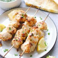 32. Chicken Malai Kabab · Tender pieces of chicken breast marinated in cream cheese and chef special spices.