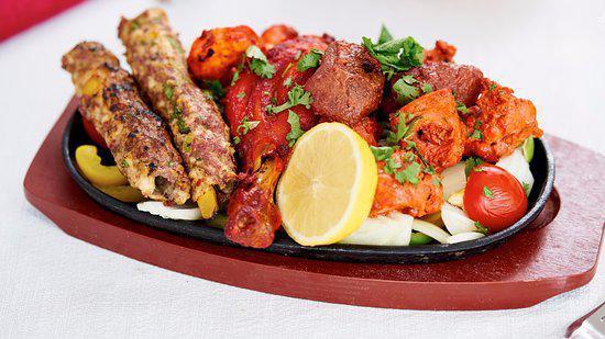 41. Mix Grill · A platter of grill malai kabab, chicken tikka, fish and boti kabab.