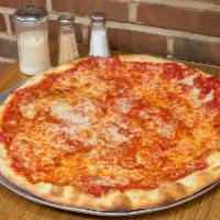 NYC Round Cheese Pizza · 8 slices. Award-winning! Famed for receiving the only perfect score by the slice Harvester w...