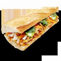 #12 Vegetarian Baguette Sandwich · Fried tofu, bean curd, yam, onion, special dressing and no mayo. Served on a 10