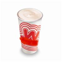 Vanilla Shake · Thick and creamy shake made with tastee freeze soft serve, and vanilla syrup.