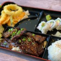 Short Ribs Bento · Comes with rice.