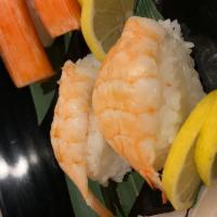 Shrimp Sushi (2pcs) · Ebi.