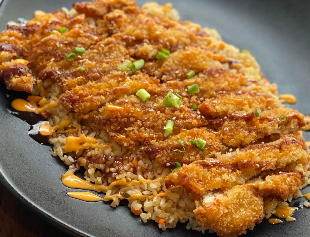 Chicken Katsu Fried Rice · 