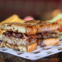 Patty Melt · Grilled onions and Swiss cheese over a hamburger patty. Served on rye bread.