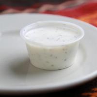 2 oz. White Sauce · made with yogurt, kirby, garlic, mint and salt
