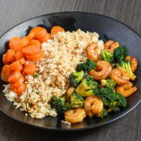 Shrimp · Shrimp cooked in our blended teriyaki and savory hibachi sauce.