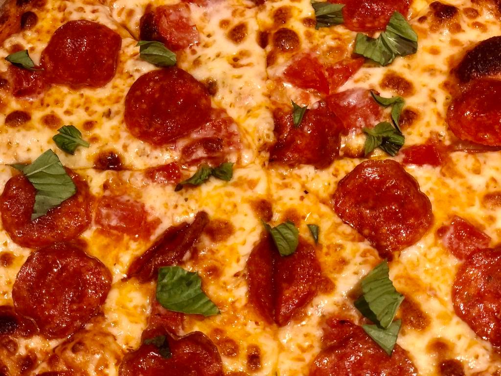 Pepperoni Pizza · Fresh tomato sauce, mozzarella cheese and pepperoni. Individual size.