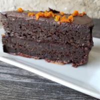 chocolate beet torte w/avocado frosting · our chocolate beet torte with avocado frosting, maple syrup is the sweetner, not as sweet as...