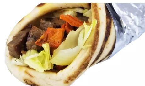 Combo Gyro · A mixture of our juicy chicken and tender lamb gyro meats served on a fresh eight-inch pita and toppings of your choice.