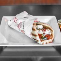 Kofta Kebab Gyro · 2 skewers of freshly ground chicken mixed with fresh herbs and spices, cooked on an open fla...