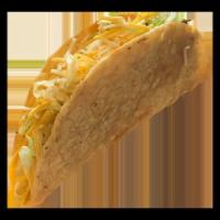 Hard Ground Beef Taco · Hard Shell, Ground Beef, Lettuce, Cheese only 