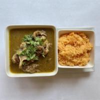 Sancocho de Cola · Dairy-free. Homemade Colombian-style oxtail soup. Prepared with yucca, green plantains, slic...