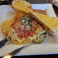 Pasta with Marinara · Fresh tomato sauce and Italian spices.
