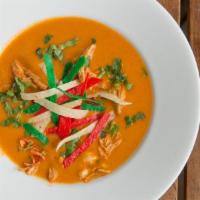 Tortilla Soup · Fresh tender chicken breast, in our house made tortilla soup garnished with fresh cilantro a...