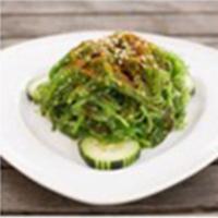Seaweed Salad · Thin strips of seaweed lightly marinated in a sesame dressing and garnished with chili powde...