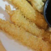 Shrimp Tempura · Deep fried shrimp with tempura batter