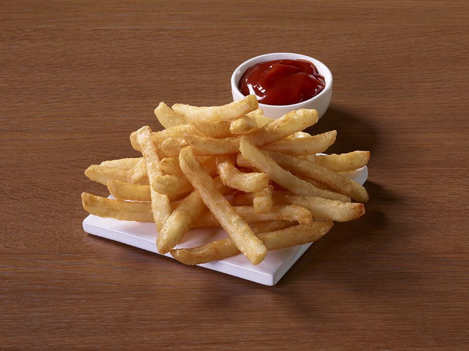 Straight-Cut Fries · Seasoned with your choice of dry rub and served with ketchup.