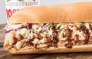 BBQ Chicken Sub · A little bit tangy, crunchy and overall delicious, our BBQ Chicken Cheese Steak is not to be missed! Prepared with premium grilled chicken with provolone cheese, topped with cole slaw, BBQ sauce, and crispy cheddar onions.