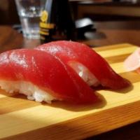 Maguro Nigiri ·  Nigiri 2 pieces of tuna or Sashimi 3 Pieces