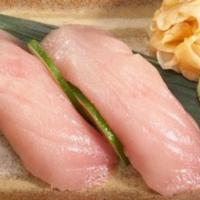 Shiro Maguro Nigiri ·  Nigiri 2 pieces of albacore tuna or Sashimi 3 Pieces