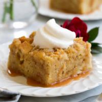  Home Made Bread Pudding · Bread that is soaked in a mixture of milk, sugar, and eggs, and then baked. Top with Ice cre...