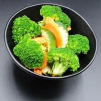 Steamed Vegetables · Gluten free.