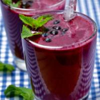 Four Berry Blend Smoothie · Raspberry, Strawberry, Blueberry and Blackberry...perfect!