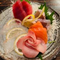 Chef's Mix Sashimi Plate Combo · 10 pieces of chef's selection of today's fresh fish.