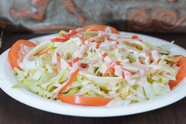 House Salad · Lettuce, tomato, onion, parsley, pickle turnip and tahini. Served with warm pita bread.