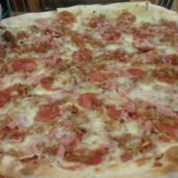 Meat Lover Pizza · Ham, bacon, pepperoni and sausage.