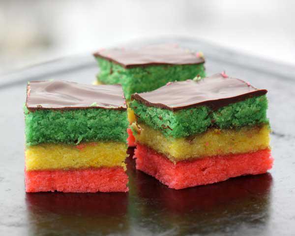 Rainbow Cookies · 3 cookies in package