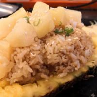 Hawaiian Fried Rice  · Hawaiian style rice stir fried in our homemade special sauce with pineapple and green scalli...