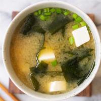 12 oz. Miso Soup · Silken tofu, wakame and green onions.