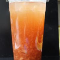 Hawaiian  Iced Tea · Our famous homemade iced tea with fresh fruit juices and pineapple. 