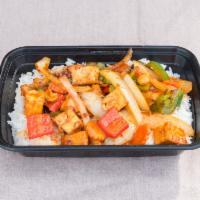 L15. Cashew Nut Stir-Fry · Stir-fry with mild roasted Thai chili or garlic sauce, cashew nuts, bell peppers, celery and...