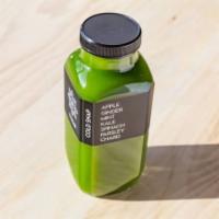 Cold Snap Juice · 100% cold-pressed juice. Apple, ginger, mint, kale, spinach, parsley, and chard.