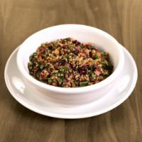 Cranberry Kale Quinoa Salad · red onions, toasted walnuts, olive oil, lemon & balsamic vinaigrette