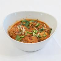 Shanwari Karahi- Mutton Curry · Cooked with freshly diced tomatoes, ginger-garlic and coarsely ground traditional herbs toss...