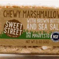 Chewy Marshmallow (GF) · Sweet Street Chewy Marshmallow Bar with browned butter and sea salt. Certified gluten-free a...