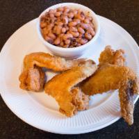 Fried 3 Pieces Mixed Dinner · White Meat= Breast and 2 Wings
Dark Meat=Thighs and Legs
Mix Meat= Breast, Leg, Wing